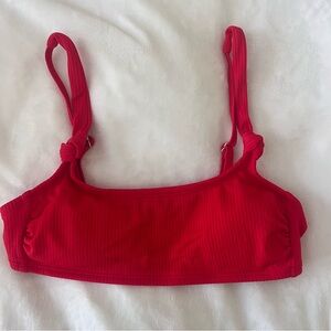 Red Bikini Top perfect for 4 of July! Size medium!